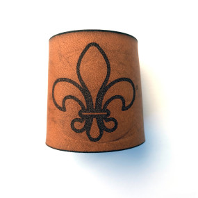 Passafulard Cuir Flor de Lis